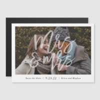 Mrs & Mrs LGBT Magnetic Save the Date