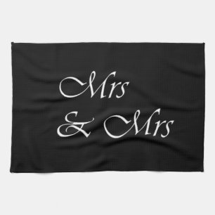 Mrs & Mrs Tea Towel