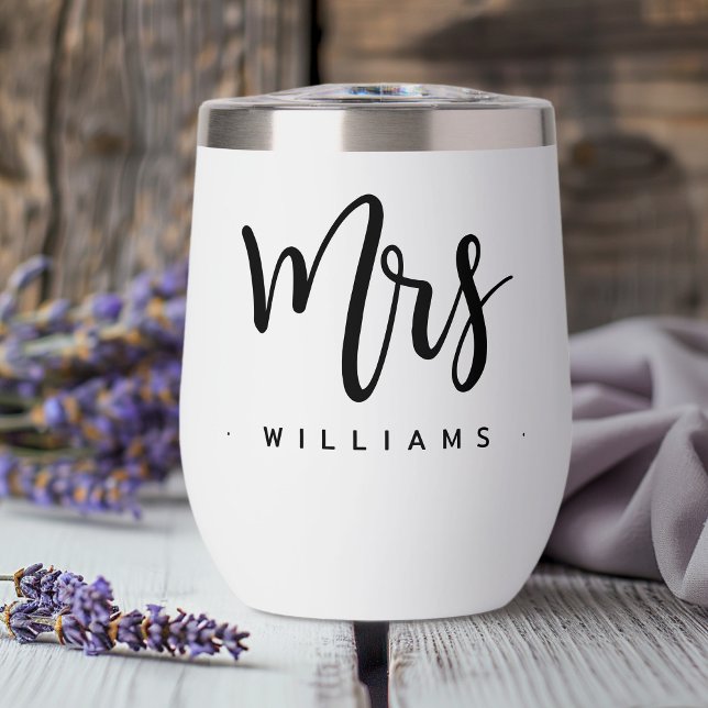 Mrs name calligraphy script wedding (Mrs name calligraphy script wedding thermal wine tumbler
☆★
☆★
☆★
☆★
☆★
5.0
)
