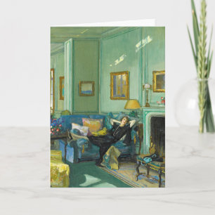 Mrs. Osler Sir John Lavery Card