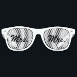 "Mrs." Party Shades<br><div class="desc">"Mrs." Party Shades for the wedding couple!</div>