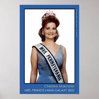 Mrs. Pennsylvania Galaxy 2002 - Blue Poster