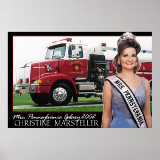 Mrs. Pennsylvania Galaxy 2002 - Firetruck-2 Poster