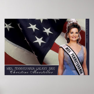 Mrs. Pennsylvania Galaxy 2002 - lt. Blue - 2 Poster
