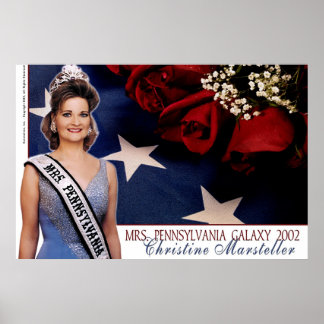 Mrs. Pennsylvania Galaxy 2002 - lt. Blue Poster