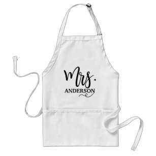 Mrs. Personalised Couples Name Standard Apron