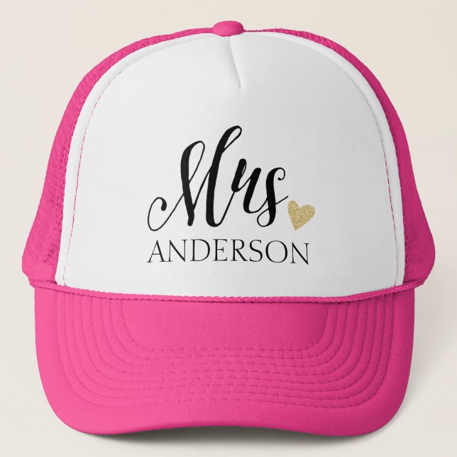 Mrs. Personalised Trucker Hat (Front)