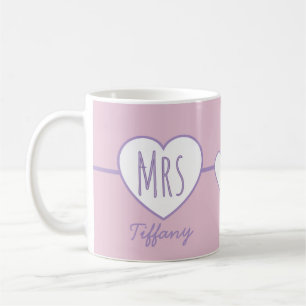 Mrs Pink and Purple coffee mug