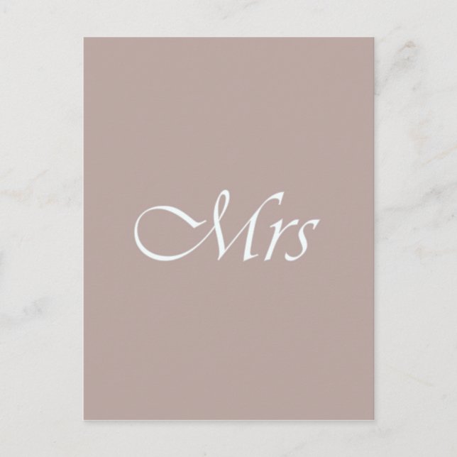 Mrs Postcard (Front)