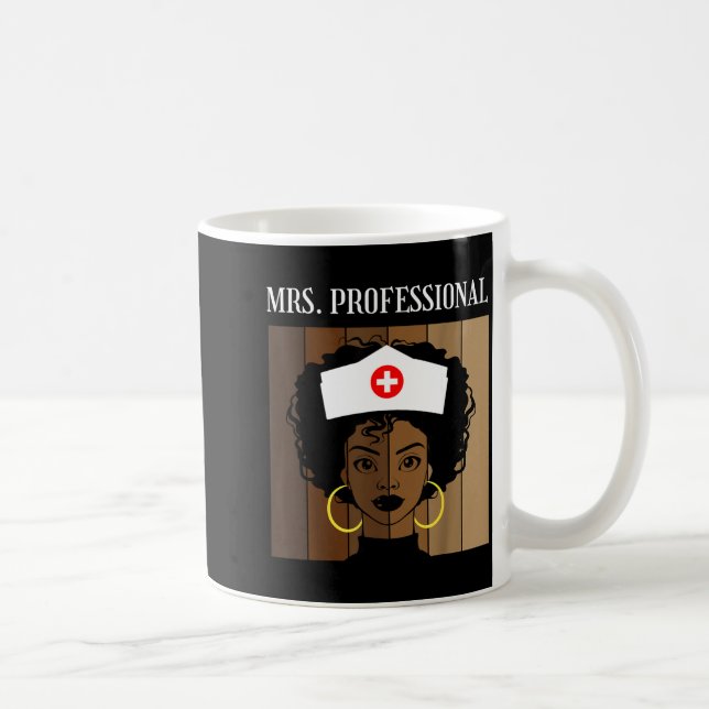 Mrs Professional Nursing Degree Nurse Profession B Coffee Mug (Right)