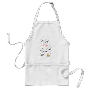 Mrs Right Standard Apron