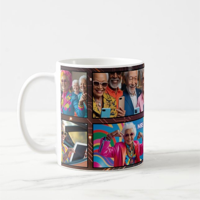 Mrs. Rose & The Live and Laugh Crew Coffee Mug (Left)