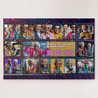 Mrs. Rose & The Live and Laugh Crew Jigsaw Puzzle