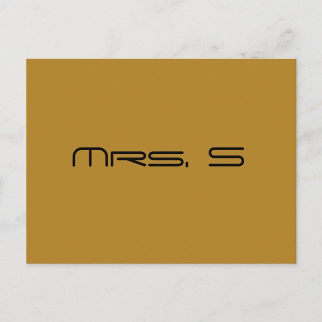 Mrs. S foster mother from Orphan Black Postcard (Front)