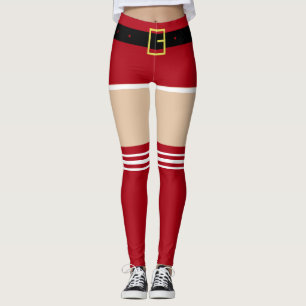 Mrs Santa Claus Funny Christmas Leggings