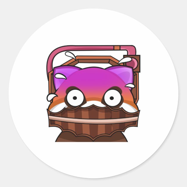 mrs saw classic round sticker (Front)