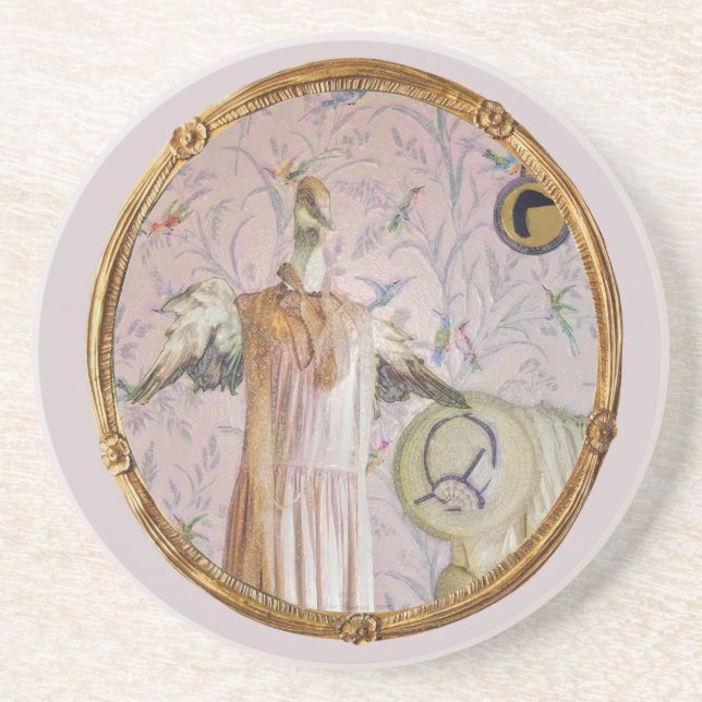 Mrs. Smew's Portrait Coaster (Front)
