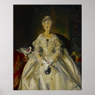 Mrs. T. in Cream Silk, No. 2 by George Bellows Poster