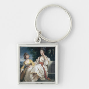Mrs Thrale and her Daughter Hester  1777-78 Key Ring