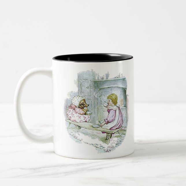 Mrs Tiggy-Winkle made Lucie a cup of tea (Left)