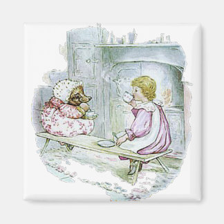 Mrs Tiggy-Winkle made Lucie a cup of tea Magnet