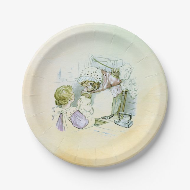  Mrs. Tiggy-Winkle Paper Plate (Front)