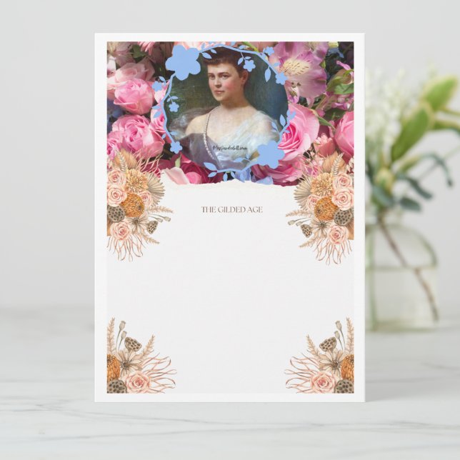 Mrs. Vanderbilt Gilded Age Card 🎉👑 (Standing Front)