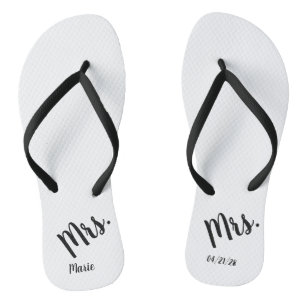 Mrs. Wedding Honeymoon Thongs