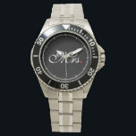 Mrs. Wife Bride His Hers Newly Weds Watch<br><div class="desc">A classic monogram for Mr. and Mrs. for newly weds established couples mom dad girlfriend or boyfriend. A perfect last minute gift idea. Mr. and Mrs. Husband Wife His Hers Newly Weds on a custom gift to wear or to share. Use the "Message" link to contact us with your special...</div>