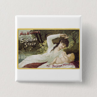 Mrs. Winslow's Soothing Syrup, For Children 15 Cm Square Badge