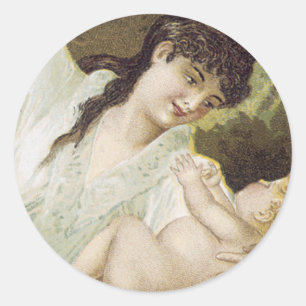 Mrs. Winslow's Soothing Syrup, For Children Classic Round Sticker