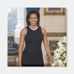 MrsObamaPortrait Magnet