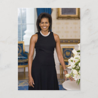 MrsObamaPortrait Postcard