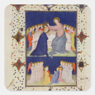 MS 11060-11061 Hours of Notre Dame: Compline, The Square Sticker