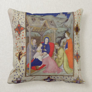 MS 11060-11061 Hours of Notre Dame: Sexte, Adorati Cushion