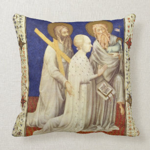 MS 11060-11061 John, Duc de Berry on his knees bet Cushion