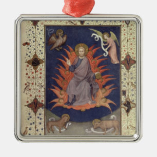 MS 11060-11061 Psalms of Penitence: Christ in Maje Metal Tree Decoration