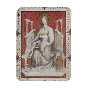 MS 11060-11061 The Virgin suckling the infant Jesu Magnet