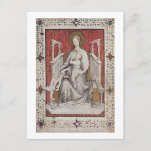 MS 11060-11061 The Virgin suckling the infant Jesu Postcard