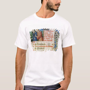 Ms 134 May: Courting Couple, from a Book of Hours T-Shirt
