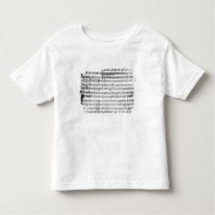 Ms.1548  Ouverture of the opera 'Don Giovanni' Toddler T-Shirt