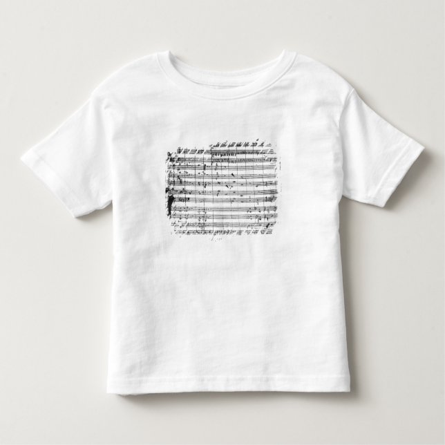 Ms.1548  Ouverture of the opera 'Don Giovanni' Toddler T-Shirt (Front)
