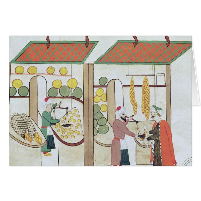 Ms.1671 Two Fruit Shops, c.1580 (Front Horizontal)