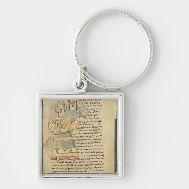 Ms 18 f.8 St. Matthew the Evangelist Key Ring (Front)