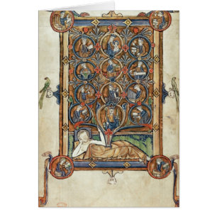 Ms 21926 The Tree of Jesse from a psalter