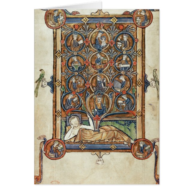 Ms 21926 The Tree of Jesse from a psalter (Front)