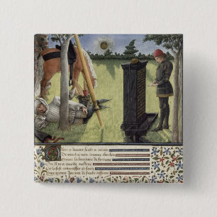 Ms. 2597 At Sunrise, Heart reads the inscription o 15 Cm Square Badge