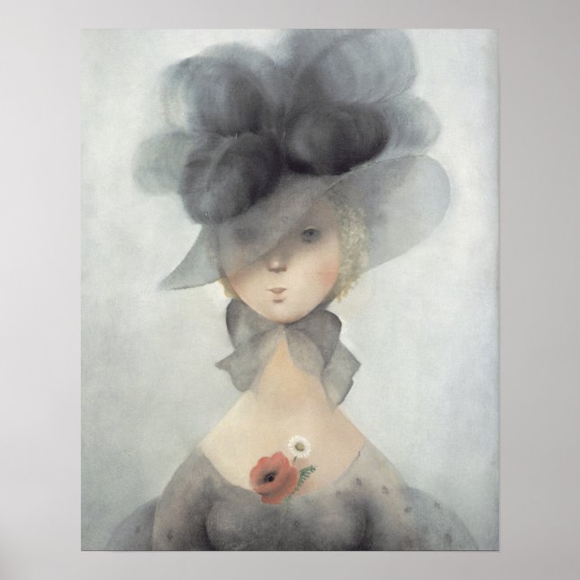 Ms. 2597 Desire kneels in front of Honour implorin Poster (Front)