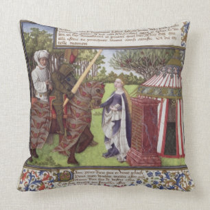 Ms. 2597 Heart and Desire with Hope at his House, Cushion