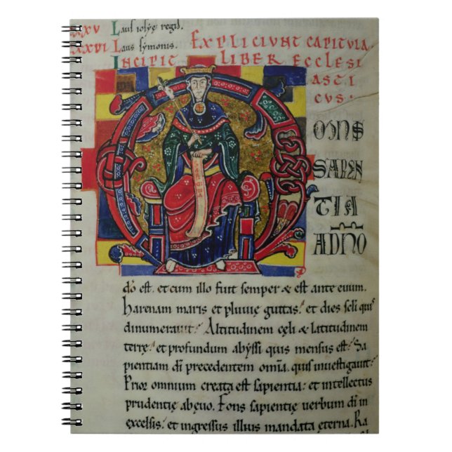Ms 2 fol.8 Historiated initial 'O' depicting a fig Notebook (Front)